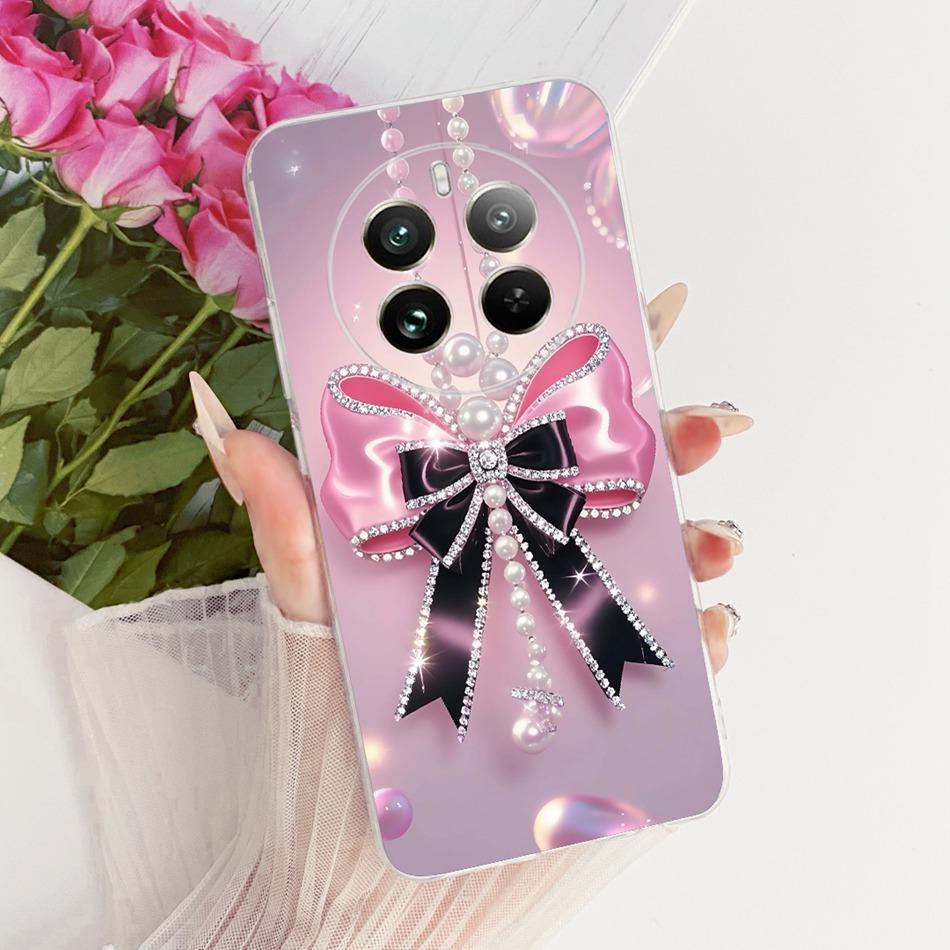 For Realme 12+ 12X 12 5G Cute Flower Butterfly Cat Painted Case For Realme12 5G 12 Plus 12X 12Plus Soft Silicone TPU Phone Cases