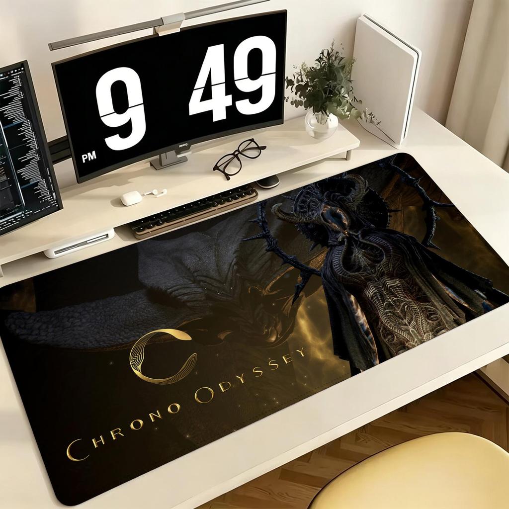 Pro ESports Xxl Gaming Mousepad Extra Large NonSlip Stitched Edge Keyboard Laptop Desk Mat For Pc Gamer Chrono Odyssey
