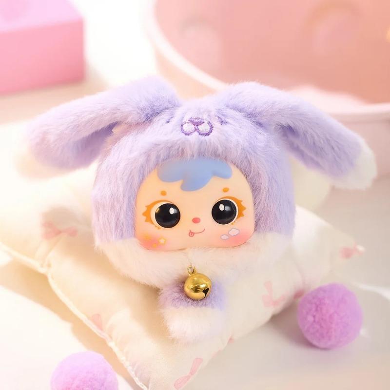 Samuel Mini Wealth Rabbit Blind Box Series Plush Toys Kawaii Backpack Doll Pendant Desktop Ornament Mystery Box Peripheral Gifts
