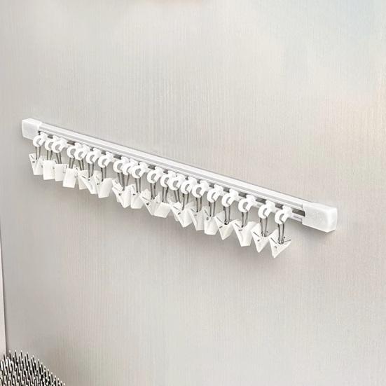 Подвеска-органайзер для резинок для волос с 20 зажимами, держатель для хранения аксессуаров для волос, для шарфов, бантов для волос, повязок