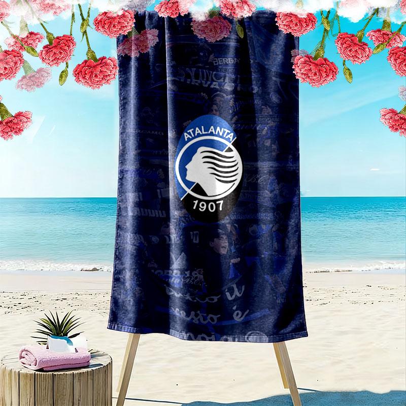 Atalanta Fan Culture Print Beach Towel, Large Soft Quick Dry Towel for Beach Camping Swimming