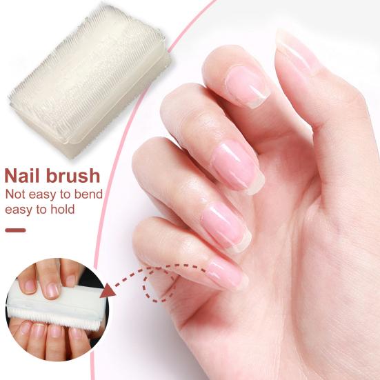Одноразовая щетка для ногтей. Стерильный хирургический очищающий скраб. Мягкая и плотная щетина. Портативная кисть для удаления грязи и чистки пальцев. Салон Спа-маникюр. Щетка для педикюра.