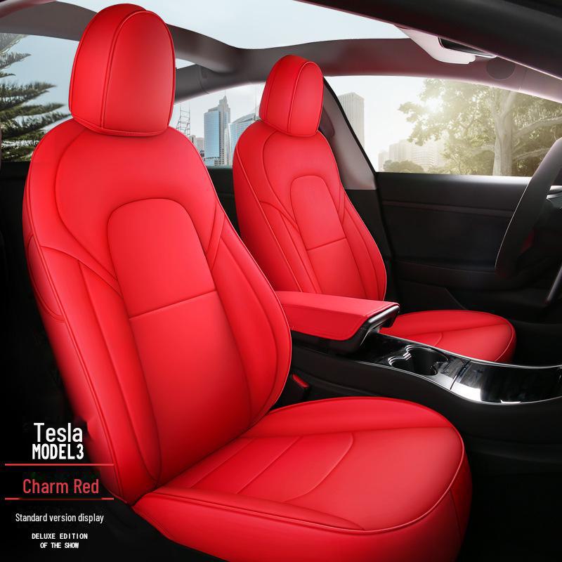 Tesla Model 3 Special Full Surround Five-Seat Leather Seat Cover