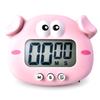 Милый мультяшный цыпленок свинья электронный ЖК-цифровой отсчет кухонный таймер для готовки выпечки помощник напоминание инструмент