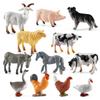 5# Animal Model Figurines Wildlife Farm Poultry Figure for Kids Boys Girls Toddl