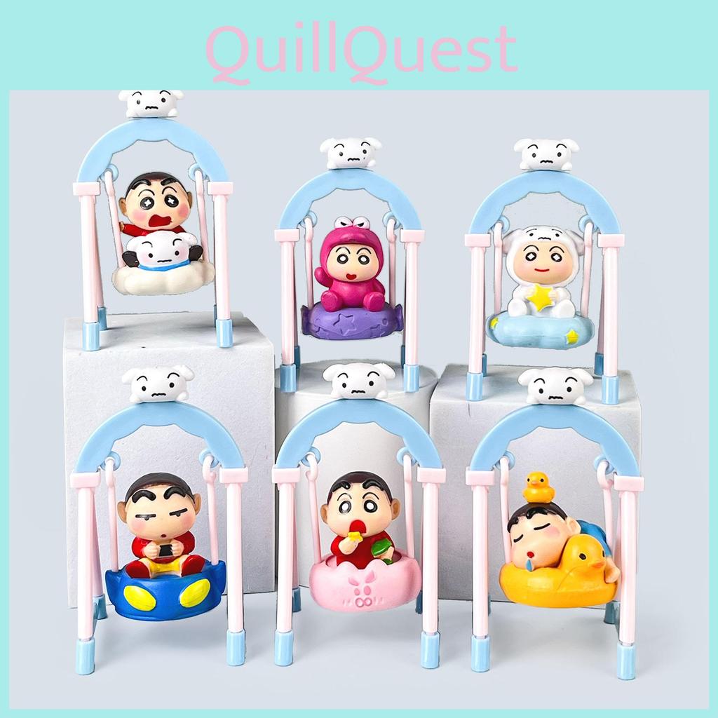 Crayon Shinchan Swing Series Pvc Collectible Toy For Fans And Kids