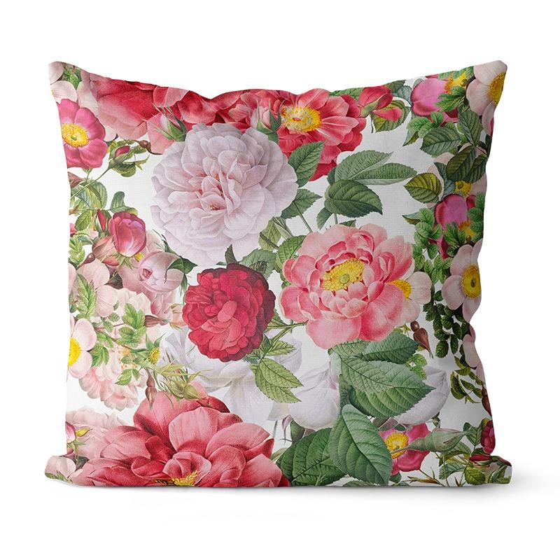 Наволочка с изображением цветка розы для спальни, украшения офиса, гостиной, дивана, дома, наволочка