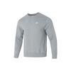 Мужская серая дышащая толстовка с круглым вырезом и длинным рукавом
