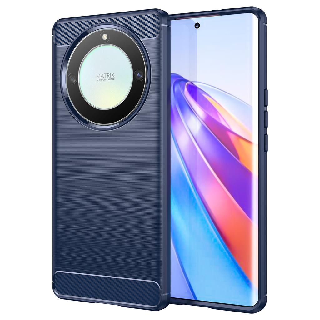 Для Honor X9a 5G/X40 5G/Magic5 Lite 5G Чехол для телефона из ТПУ с текстурой углеродного волокна Матовая накладка для телефона