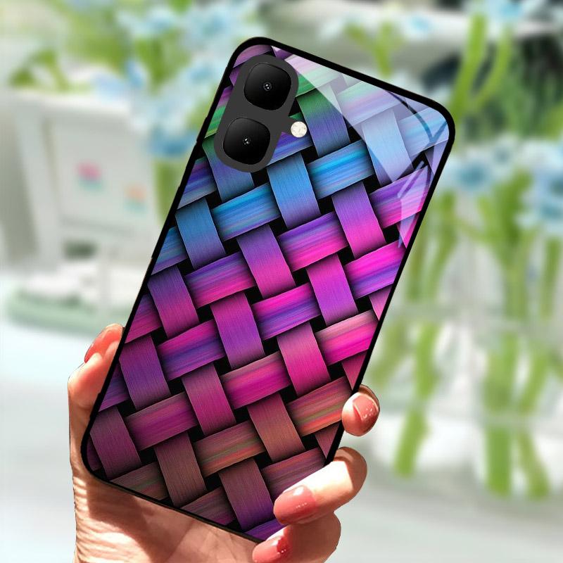 Для Infinix Smart 10 Smart10 Чехол X6725 Закаленное Стекло Чехол для Телефона Для Tecno Pop 10 Pop10 Чехлы Защитный Чехол от Падения Funda