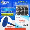 Kades Car Tire Repair Kit: 6mm Mushroom Plugs & Patches