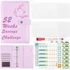 Loose Leaf Envelope Challenge Binder 52 Weeks Savings Tracking Sheets  Cash Envelopes