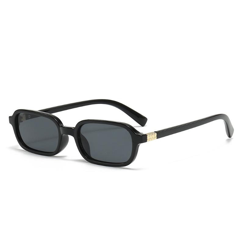 New Vintage Sunglasses Men Women Trendy Eyewear High Quality Rectangle Sun Glasses UV400 Shades Eyepiece Small Square Glasses
