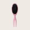 Natural Bristle Curling Comb Wheat Straw Material Define Styling Brush Air Bag Anti Static Comb Detangling Hair Brush Hair Tools