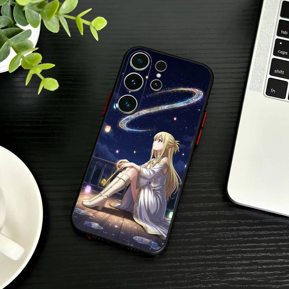 Чехол для телефона ANIME F-FAIRY TAIL для Samsung S26,S25,S24,S23,S22,S21,S20,Ultra,Plus,FE Черный Мягкий Чехол