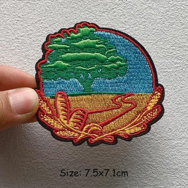 Natural Adventure Thermoadhesive Camping Sticker Embroidered Patches For Clothes DIY DIY