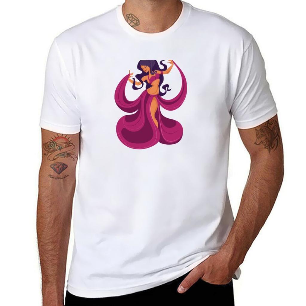 Scheherazade Fab Dreamlike Dance Tshirt Vintage Print Crew Neck Tee
