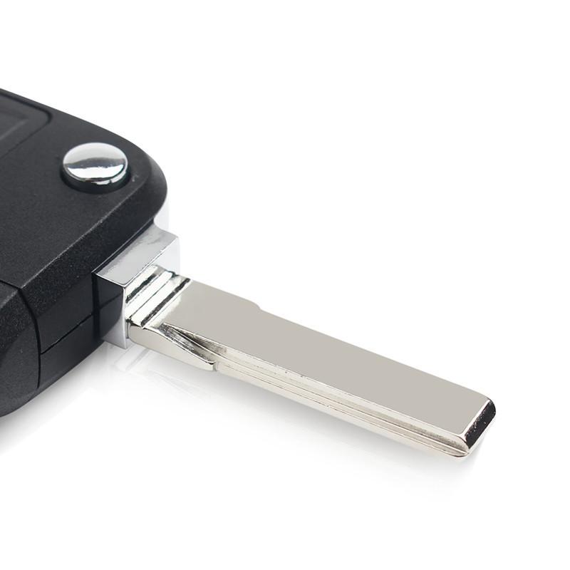 3 кнопки складной автомобильный брелок подходит для VW Polo Golf 7 Tiguan для Skoda для SEAT Ateca Leon Ibiza 2016-2019 аксессуары для корпуса ключа