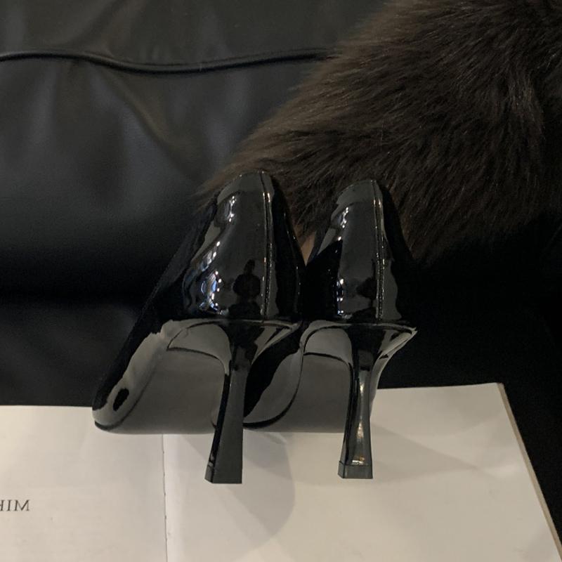 Модные мюли Eilyken в уличном стиле с металлическим носком, женские туфли-лодочки, модные туфли на тонком высоком каблуке для банкета, вечеринки