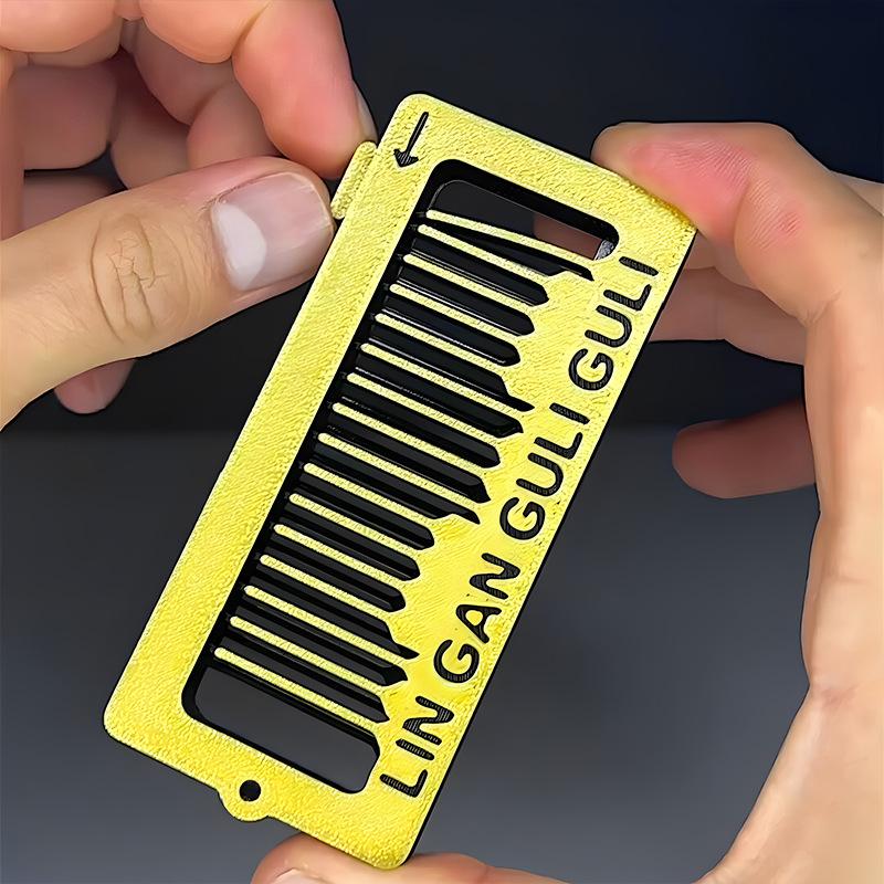 3D-печатная расческа-антистресс, музыкальная игрушка, вдохновение для игры на струнных, подвеска-гриб в мешочке, самый простой инструмент-фиджет для студентов