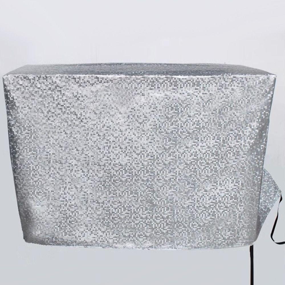 Silver Air Conditioner Cover Thickened Sunscreen Cover New Air Conditioner Protective Outdoor