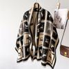 Cashmere Scarf for Women Winter Warm Shawl Blanket Large Tassel Female Poncho Elegant Horse Echarpe Bufanda Pashmina