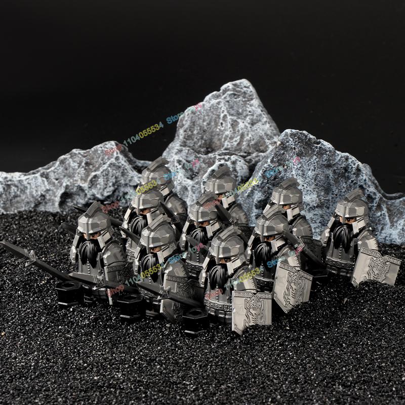 Movie Series Orc Uruk-hai Army Action Figures Mini Bricks Doll Assemble Building Blocks MOC DIY Toys for kid gift