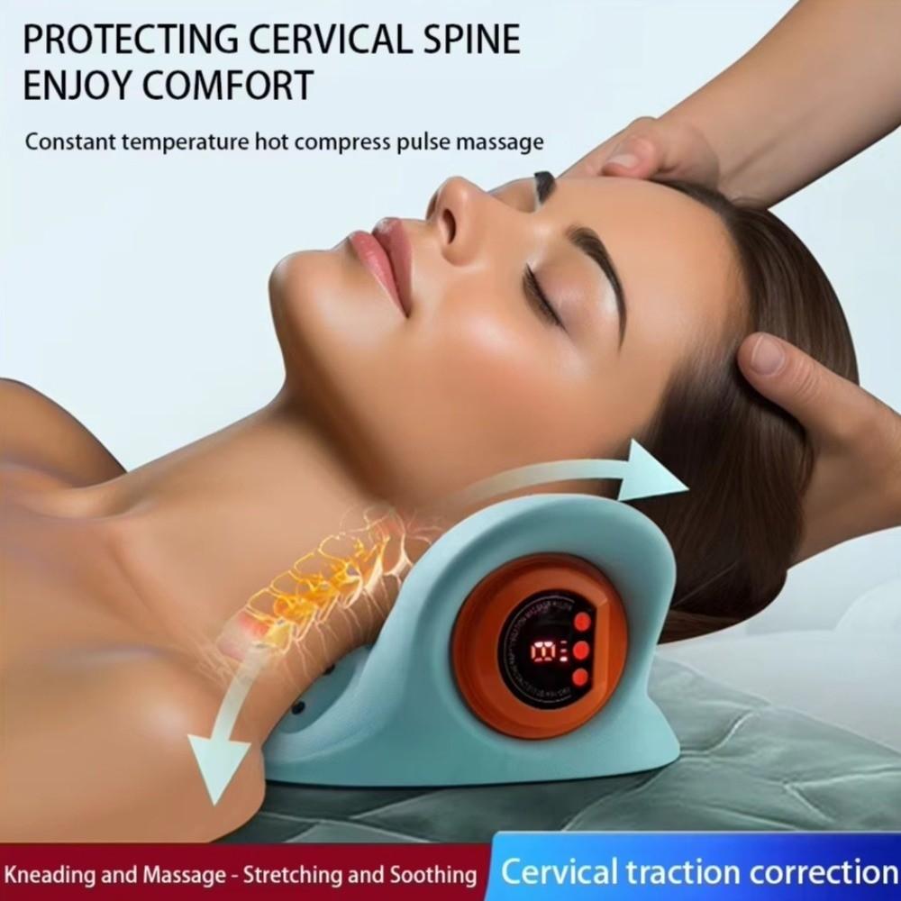 Neck and Head Cervical Massager EMS Acupoint Massage Pillow Cervical Massage Pillow  Relaxation Use