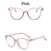 Round Clear Lens Glasses Candy Sweet UV400 Sunglasses Transparent 2022 New Glasses Summer Retro Mirrored Lens Fashion Goggle