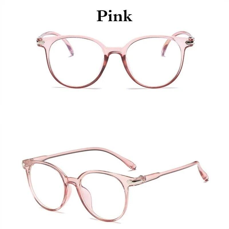 Round Clear Lens Glasses Candy Sweet UV400 Sunglasses Transparent 2022 New Glasses Summer Retro Mirrored Lens Fashion Goggle