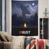 RRust Игра Мультфильм Гобелен Искусство Научная Фантастика Комната Домашний Декор Настенный Подвесной Листы
