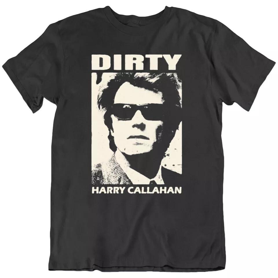 Dirty Harry Callahan Clint Eastwood 70s Movie Retro T Shirt Tee Gift New