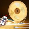 Super Bright DC5V USB Dimmable COB LED Strip 320leds/m 1M 2M 3M 4M 5M COB LED Strip Light with RF Remote Control Dimmer For Home Lighting