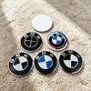 For BMW M Car Wheel Hub Center Cap Aluminum Sticker 4pcs 56mm 60mm 65mm For BMW X1 X3 X5 F30 E46 E39 F10 E87 E90 E92 E60 G20 Accessories GB5