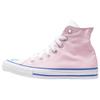 Chuck Taylor All Star Удобные и Универсальные Нескользящие Износостойкие Высокие Эспадрильи Женские Розовые Белые