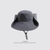 Outdoor Sun Breathable Hat For Men And Women Cotton Blend Material With Brim Roll