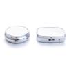 1Pc Waterproof Metal Pill Organizer Portable Round Square Pill Box Pill Container Weekly Pill Splitter Box