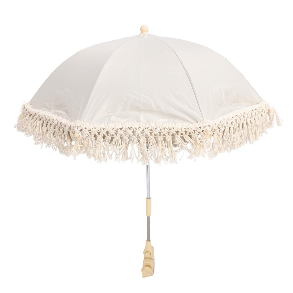 Baby Stroller Umbrella Sunshade UV Blocking Angle Clamp On Baby Parasol for Bch Chair Pushchair