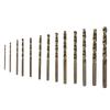 13pcs Straight Shank Twist Drill Bit Set High Speed Steel HSS Drilling Tool  For Stainless Steel