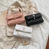Embroidered Chain Shoulder Bag New Style Bag for Women Generous and Fashionable Simple Square Bag