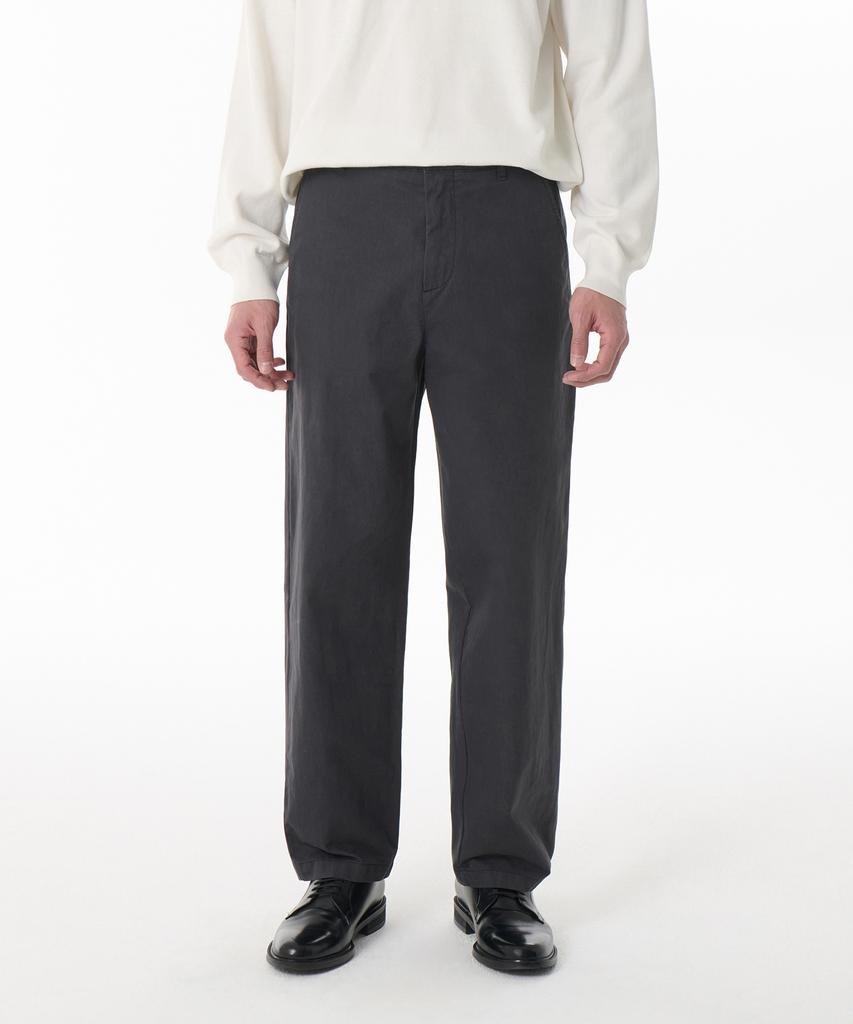 Musinsa Standard [Рабочая одежда] Штаны с garment-окрашиванием Cn [Серый]