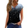 Women's V Neck T Shirts Sleeveless Tops Fashion Casual Printed Tees