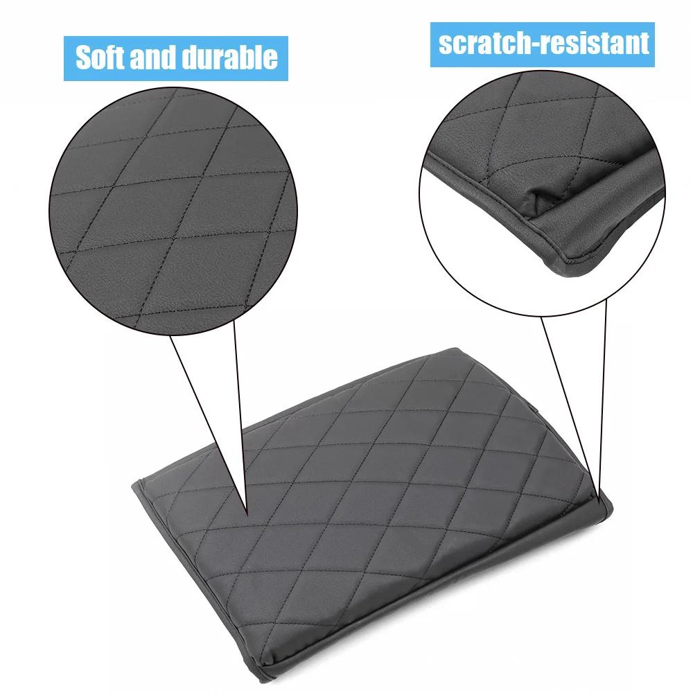 Carwiner Center Console Cover For Model 3 Model Y 2016 2017 2018 2019 2020 2024 2020 PU Leather Armrest Box Cushion Protector