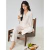 French pajamas women's 11-year spring ice silk lace small bouquet pink high-end loungewear summer one