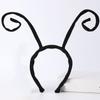 Butterfly Antenna Headband Velvet Bugs Hair Band Costume Headband for Halloween Cosplay Parties Costume Accessories