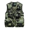 Spring and Autumn New Camo Quick Drying Multi Bag Vest for Men's Outdoor Leisure Mesh Vest
