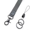 Black Wrist Lanyard Keychain for Men and Women