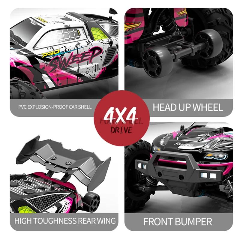 High Speed RC Car 4WD Off Road Vehicle 70KM/H Brushless Motor Professional Drift Truck for Kids Remote Control Car Toys
