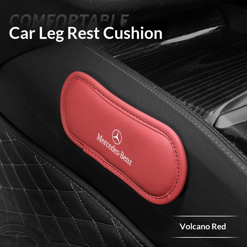 AJBR2 Leather car knee pads car center console leg pads for Mercedes Benz AMG C E S GLE CLC class W204 W203 W205 W124 W221 W213 W212