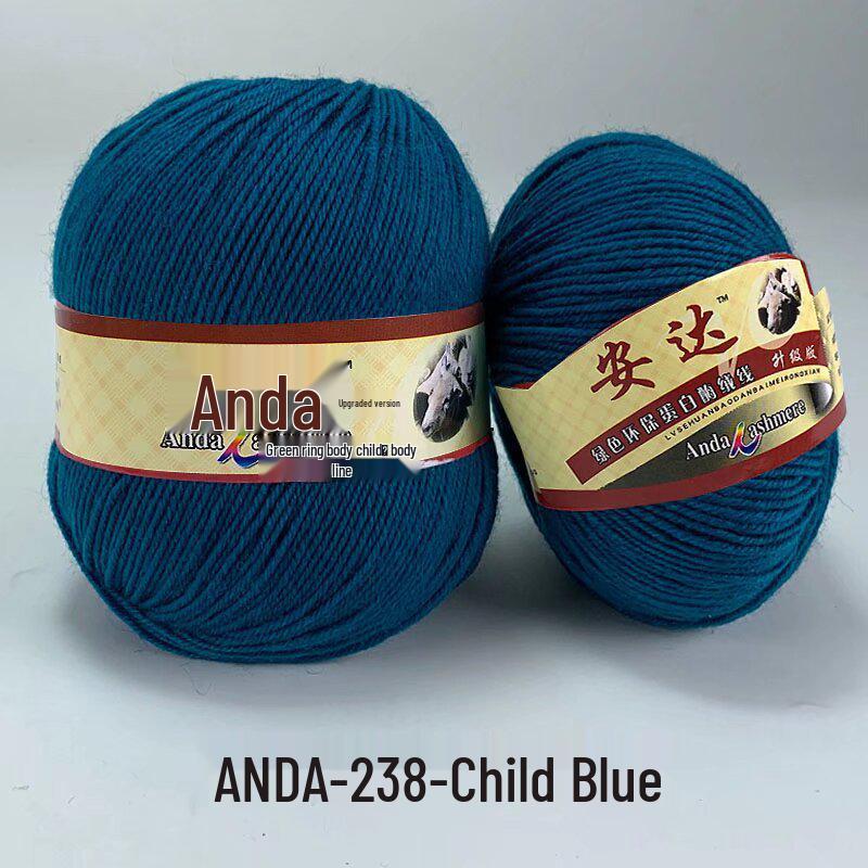 In-Stock 212 Cashmere Wool Yarn Balls: Medium Fine Hand-Knitting Wool for Scarves, Coats, Trousers - 4-Strand Yarn